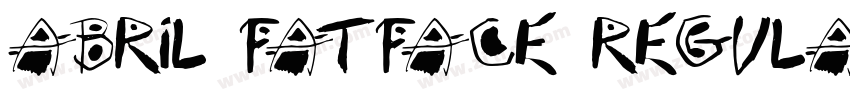 Abril Fatface Regula字体转换